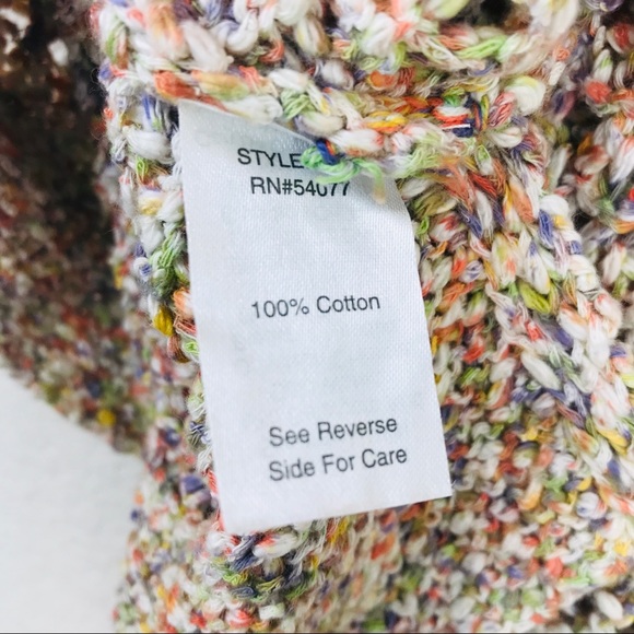 CAbi Sherbet Multi Color Pullover Knit Top XS M - Picture 8 of 8